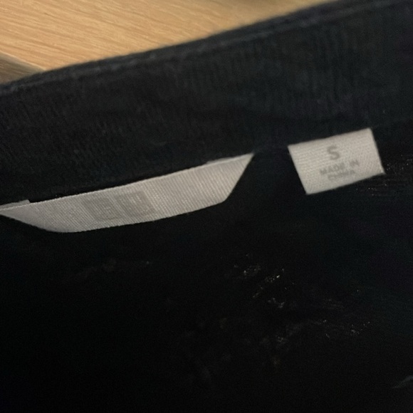 Uniqlo Linen Blend Jumpsuit Navy sz small - Picture 2 of 6